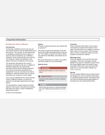 2010 volvo xc90 owners manual lhd&rhd